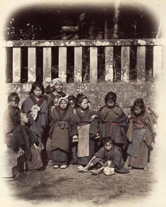 Group of Japanese Children