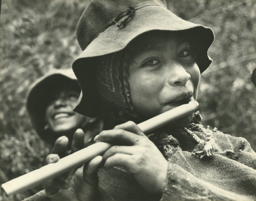 Eugene V. Harris - Peruvian Boy with Flute