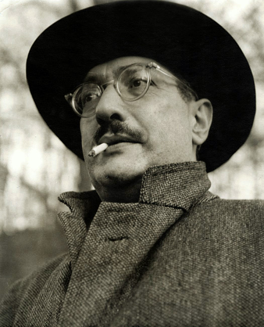 Consuelo Kanaga - Mark Rothko with Cigarette (at the Ice House, NY)