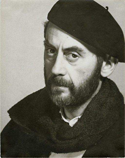 Man Ray - Man Ray in Beret, Self Portrait