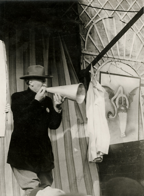 Brassai (Gyula Halasz) - Circus Barker at Fete de Denfert Rochereau