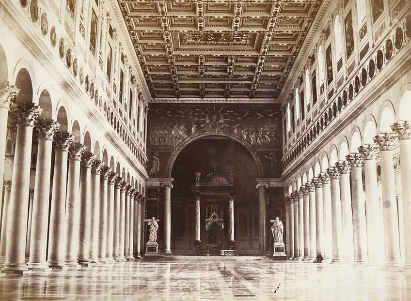 Interior of Santa Maria Maggiore, Rome, Italy