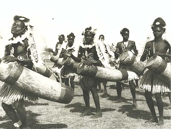 Chuka, East Africa (Seven Ceremony Dancers)