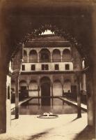Alphonse De Launay - View of the Alhambra, Great Courtyard in Front of Ambassador's Hall