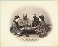 Felice Beato - Playing Go