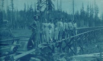 Anonymous - Flume Being Built from Newakum River to Chehalis