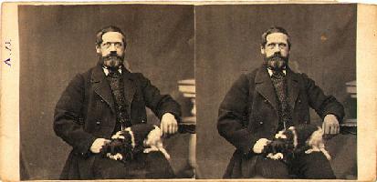 Anonymous - Man with Dog in His Lap