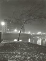 Maurice Georges Chanu - Tree Study in Snow along Seine, Paris
