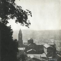 Laure Albin-Guillot - Scene of a Church and the Town Beyond