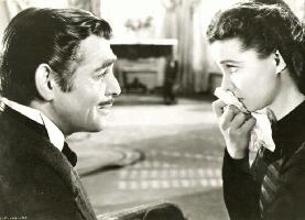 Clarence Sinclair Bull or Fred Parrish - Clark Gable and Vivien Leigh in Gone with the Wind
