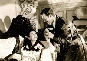 Clarence Sinclair Bull or Fred Parrish - Vivien Leigh and Clark Gable in Gone with the Wind