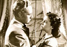 Clarence Sinclair Bull or Fred Parrish - Leslie Howard and Vivien Leigh in Gone with the Wind