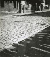 Geza Vandor - Cobblestone Street and Shadows