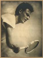 Maurice Seymour - Tennis Player in Pictorialist Style