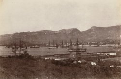 Charles Negre - Toulon, la rade et l'escadre (Harbor and Fleet at Toulon, France)