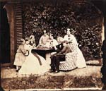 Lewis Carroll (Rev. Charles Dodgson) - Hassard Dodson Family Sitting Round a Table Playing Cards