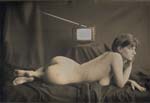 Charlie Schreiner - Libby (Female Nude with Television)