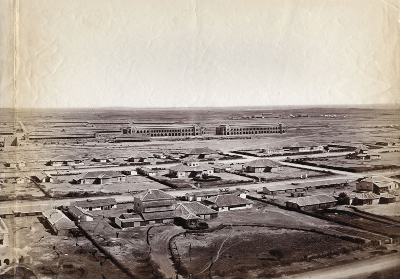 Miehie & Co. - Panoramic View of Karachi, Pakistan, Including Frere Hall
