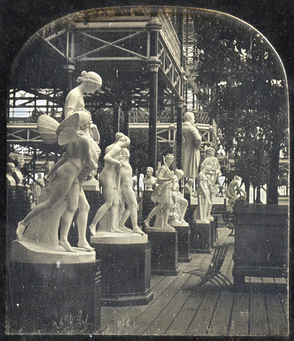 Interior of the Sculpture Garden, The London Crystal Palace, Sydenham