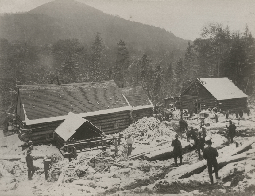 Two Adirondack Logging Scenes