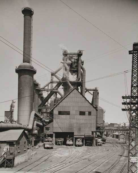 C. W. Ackerman Studio - Central Furnaces, of U.S. Steel's American Steel & Wire Company, Cleveland, OH