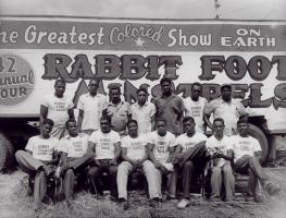 Henry Clay Anderson - Anderson Collection: Rabbit Foot Show Group