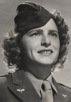 Anonymous - Portrait of Margaret Bourke White in War Correspondents Uniform During WWII - While assigned to the U.S.Air Force as war Photographer for Life
