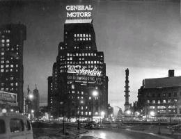 Ben Heller - Columbus Circle at Night, New York City