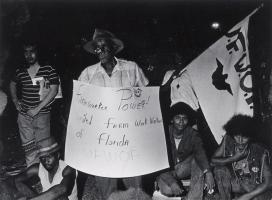 George W. Gardner - Protestor outside of the Democratic Convention, Miami, Florida July, 1972