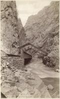 William Henry Jackson - \"The Royal Gorge Canon of the Arkansas\"