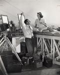 Carl Theisen - Jinx Falkenburg Being Shot by Paul Hesse
