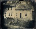 Anonymous - Early New England View of A Family in Front of Their Home