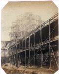 B. L. Spackman (attributed to) - Construction of the 1862 International Exhibition at South Kensington [View with Tower Rising in Background]