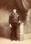 S. Suzuki - J.M. Edinger, American Sailor from the U.S.S. Cincinnati, Russo-Japanese War