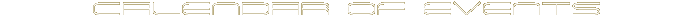 Photography Calendar of Events