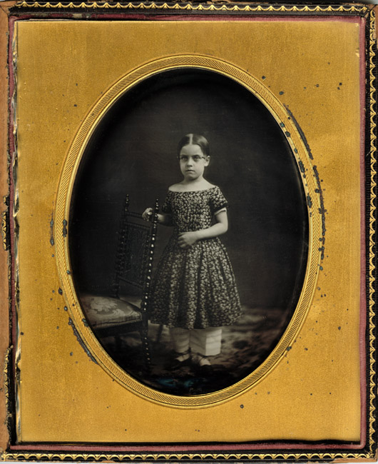 Anonymous - Little Girl Standing by a Chair