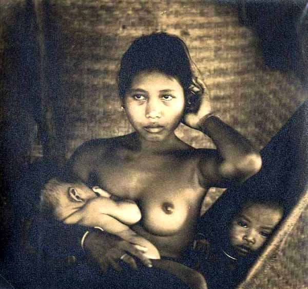 Anonymous - Mother Breast Feeding a Child, Cholon, Vietnam