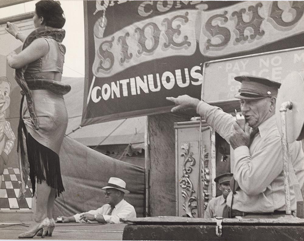 Kenneth Heilbron - Sideshow Barker, Ringling Bros. and Barnum & Bailey Circus, Chicago