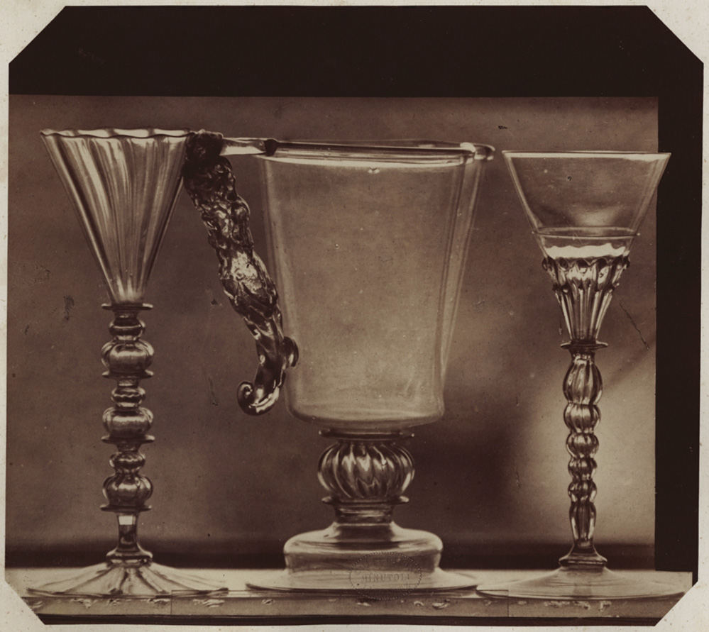 Glasses and Glass Pitcher