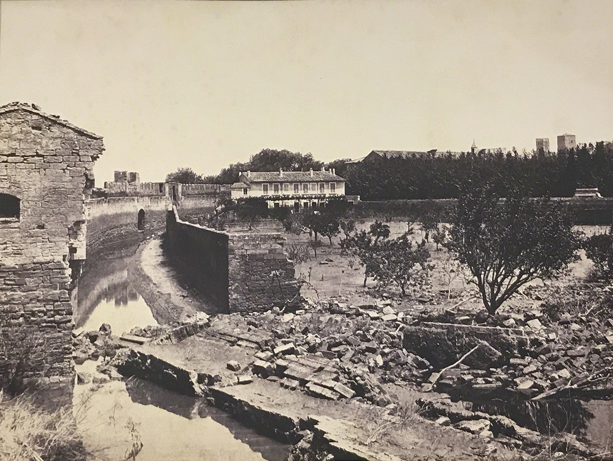 Ramparts Destroyed by the Flood, Avignon, France