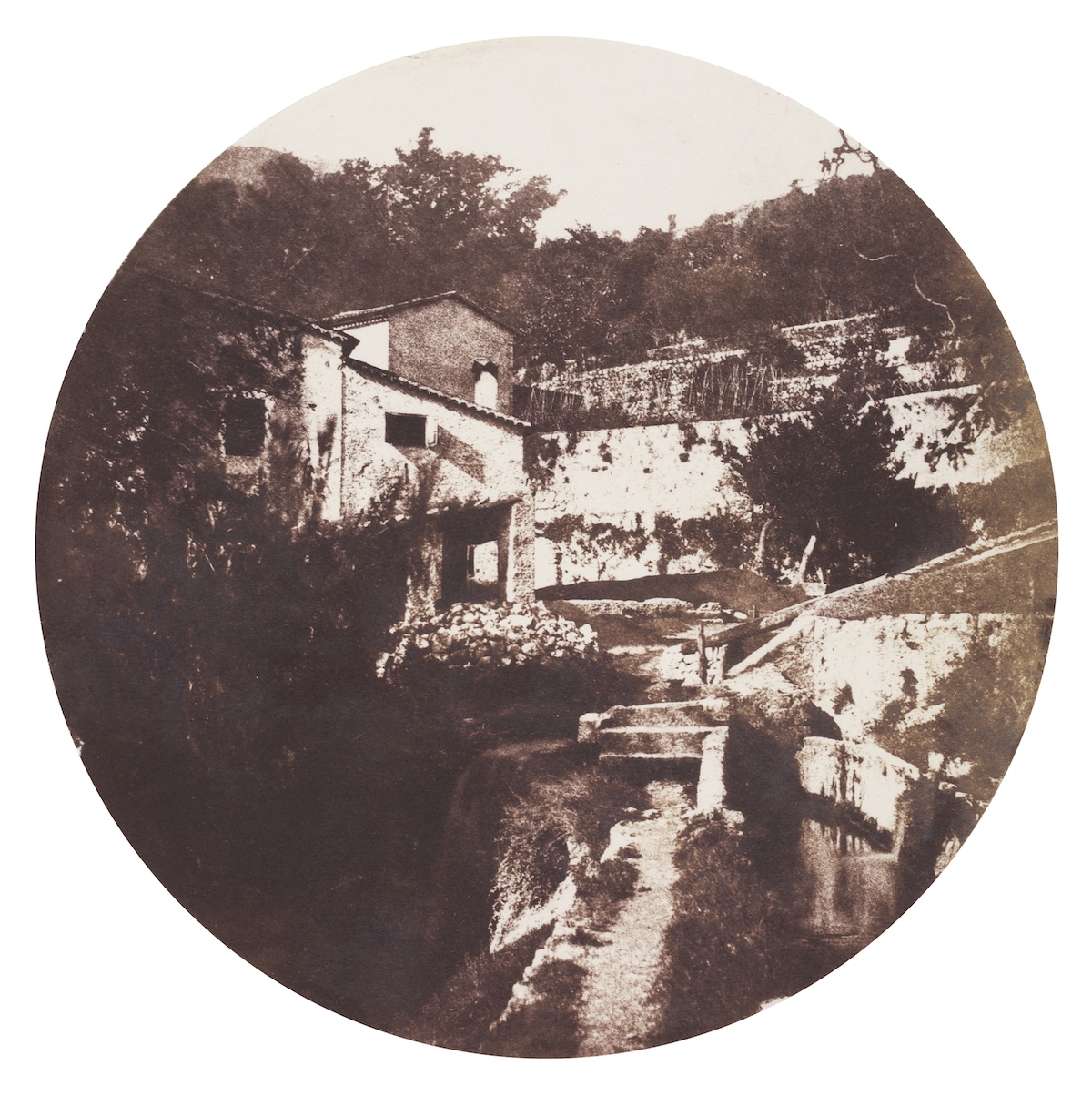 Charles Negre - Tondo of Grasse, Multi-Level Garden Charles Negre - Tondo of Grasse, Multi-Level Garden