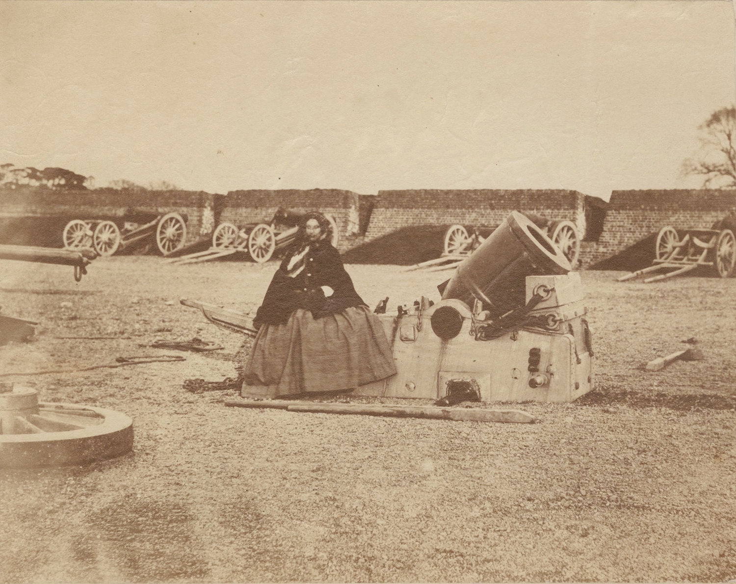 Woman with Mortar in Fort