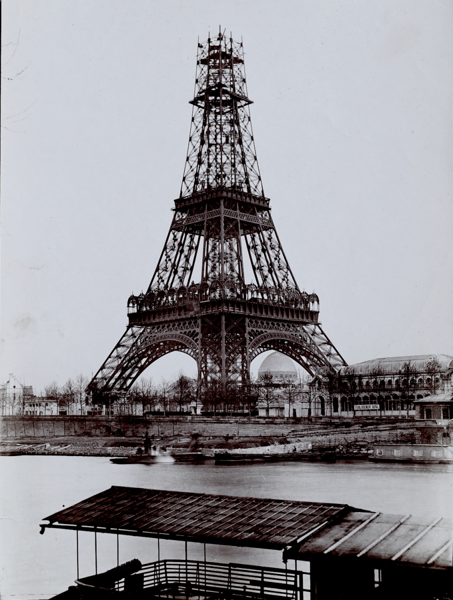 Anonymous - Construction of the Eiffel Tower, Paris
