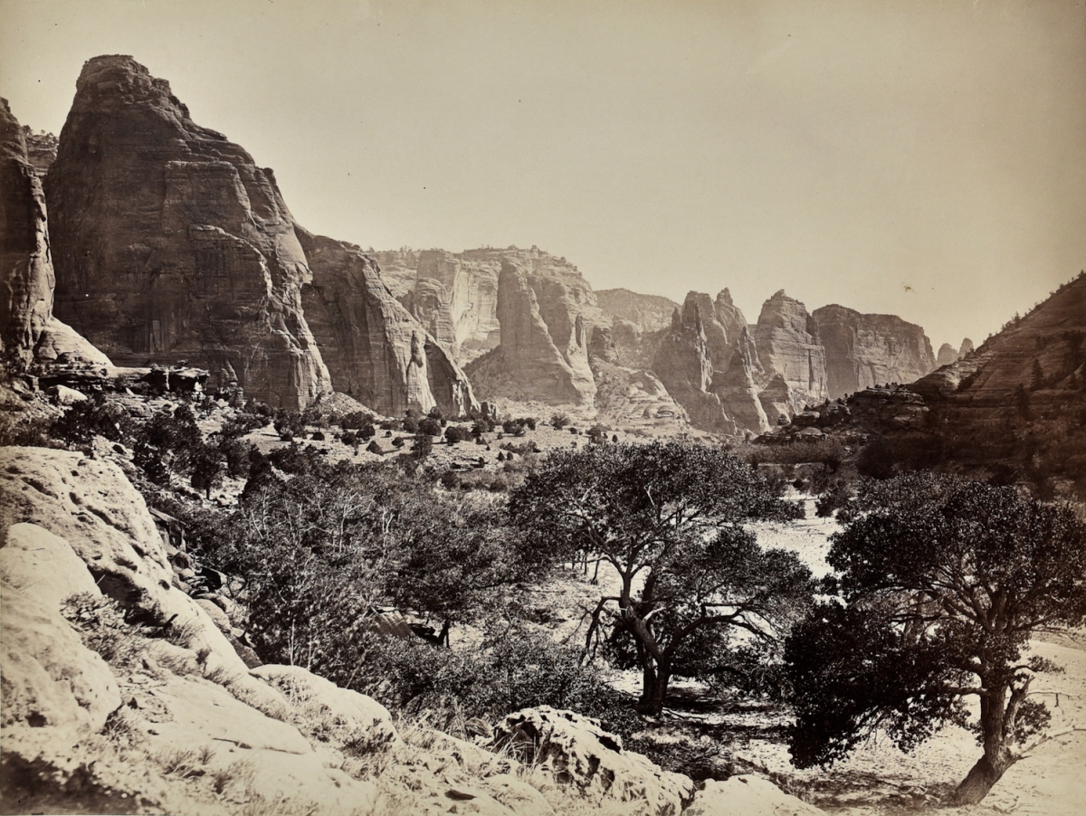 John K. Hillers - Chelley Canyon, Arizona, Looking West
