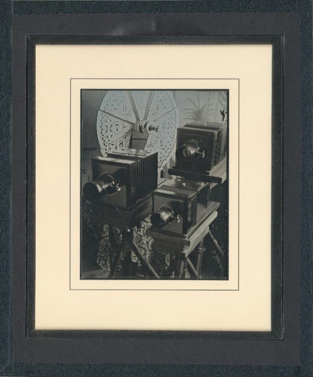 Three Daguerreotype Cameras in Still Life