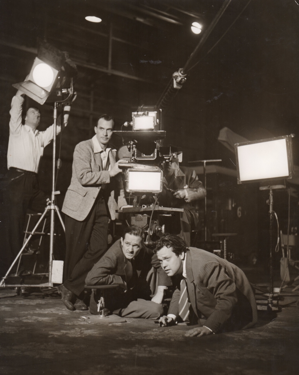 Peter Stackpole - Orson Welles and Greg Toland on the set of Citizen Kane Peter Stackpole - Orson Welles and Greg Toland on the set of Citizen Kane