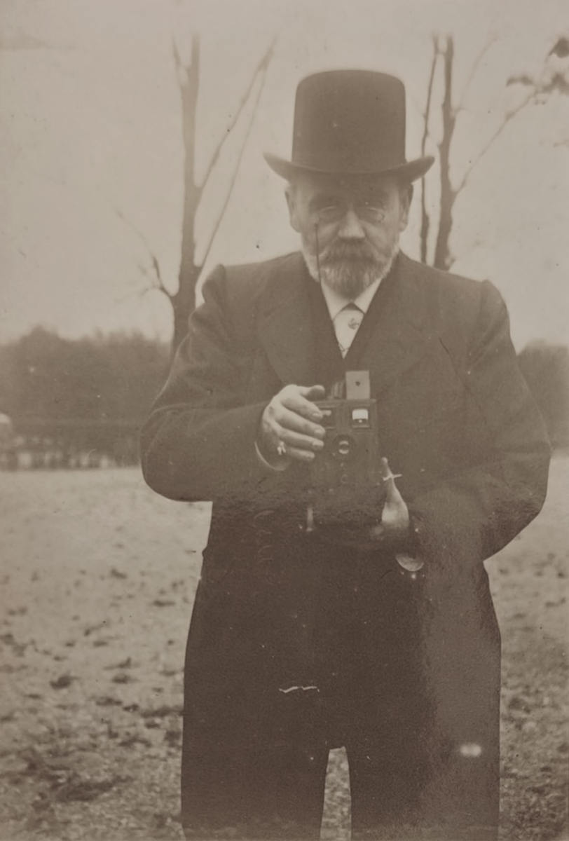 Jacques Rozerot/Emile Zola - Portrait of His Father, Emile Zola/Portrait of His Adopted Son Jacques Rozerot (Later Jacques-Emile Zola)