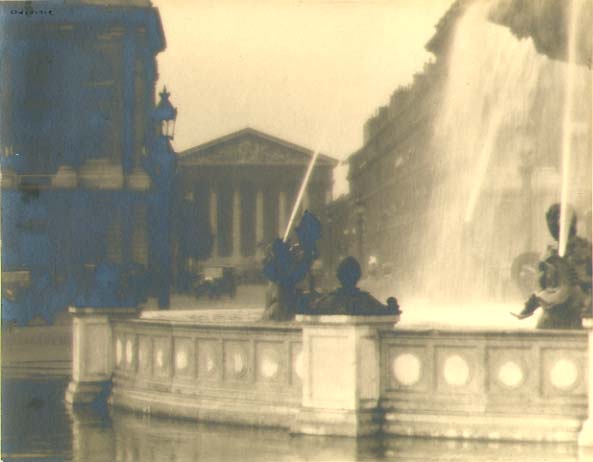 William Cunningham Odiorne - Fountain, Place de la Concorde, Paris
