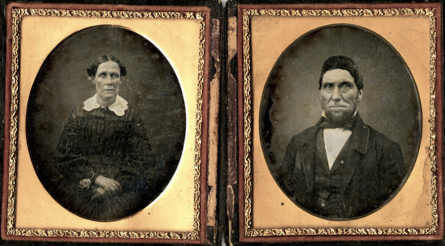 Anonymous - Double Portrait of a Man and Woman