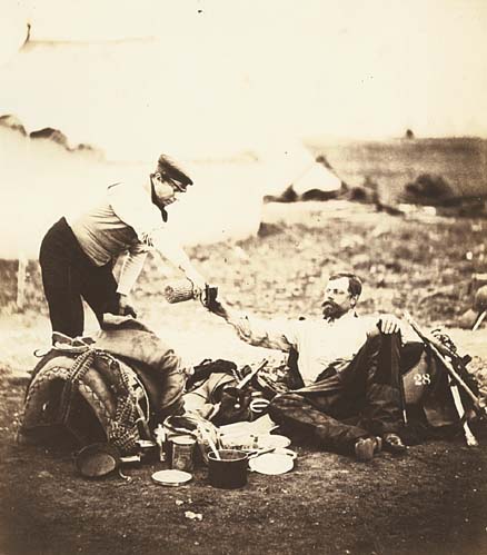 Roger Fenton - Lieut. Col. Hallewell: His Day’s Work Over